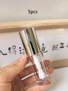 5支/1支 空6毫升大号唇彩管，圆形唇彩管容器，带大号狗狗脚印造型，化妆品包装容器，适合DIY唇彩、唇油和其他化妆品灌装，价格实惠，可作为圣诞礼物、化妆品、化妆工具、廉价小物、礼品、女士礼品、圣诞礼物、赠品、旅行必备品。 - 彩色 - 查看 20