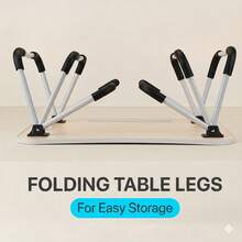 Folding Tables - White - View 4