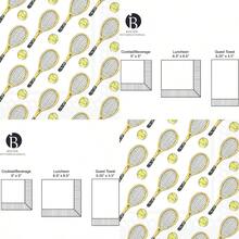 FIAN IHR Ideal Home Range - Servilletas de papel de 3 capas Rosanne Beck Collections 20 unidades tamaño cóctel tenis - tenis - Ver 6