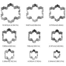 3D Christmas Tree & Snowflake Cookie Cutter Set - Stainless Steel, Ideal For Holiday Winter Baking, 3D Christmas Tree - Silver - View 9