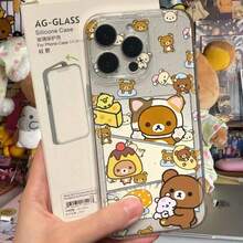 Splicing Rilakkuma Local Shipping Phone Case Cute Soft Bear Apple 17/16/15/14/13/12/11/Air/Pro/ProMax Japanese Anime Phone Case Galaxy S22/S23/S24/S25 Plus Fe Ultra Fan Must-Have. Christmas Accessories. 17 Pro Case New Year Mobile Phone Case Silicone Phone Case Y2k Phone Case Cover De An Excellent Gift For Friends Case For 17 Pro Max Bear Phone Case Gifts 17 Pro Max Case Funda Para Family Rilakkuma 14 Cases Girlfriend Or Boyfriend S25 Ultra Fall Cute Phone Cases Gifts For Men Anime Mobile Phone Case 2026hot - 混合顏色 - 查看 2