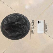 成人大号剪发沙龙披肩，3D 透气发型师美发师礼服，适合家庭、沙龙剪发和胡须修剪 - 黑色和白色