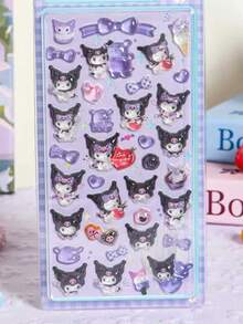 各种3D卡通水晶贴纸，手工装饰贴纸，适用于手机壳、桌面、剪贴簿、美甲 - 颜色可能随机变化