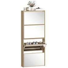 HOMCOM Shoe Cabinets - Madera Natural - View 6