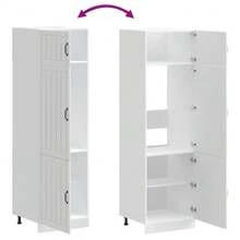 Kitchen Cupboard Lucca White Engineered Wood - White - View 8
