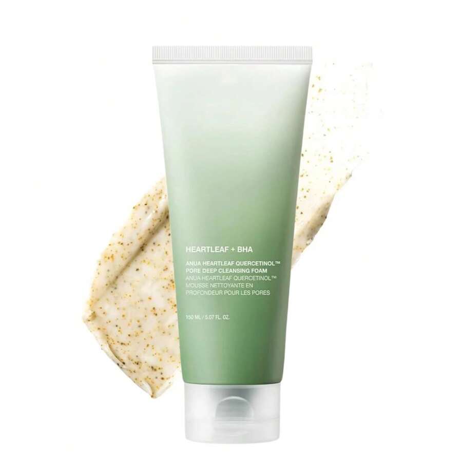 Heartleaf Quercetinol Pore Deep Cleansing Foam, Facial Cleanser With BHA, Hyaluronic Acid & Glycerin For Double Cleansing, Hydrating, Reduces Fine Lines, Blackhead Remover, Korean Skincare, Perfect Gift For Women & Holidays (150ml) - PCF-A - 查看 1