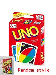 1set UNO Flip! Game Family Fun Entertainment Board Game Fun Poker Toy Gift Box Uno Card Game Birthday Gift, New Year Gift, Valentine's Day Gift, Easter Gift(Random Style) - Multicolor - View 10
