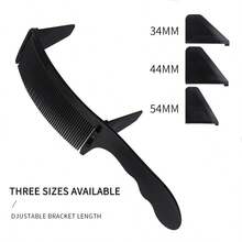 男士理发梳 - S 型剪发梳、平梳、弯梳、沙龙平顶梳、定位限位梳、平顶定位剪发梳、专业美发工具、男士蓬巴杜发型梳、理发限位梳、平梳 - 彩色 - 查看 2