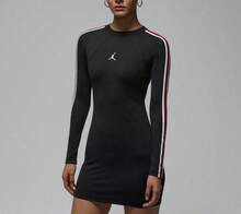 Jordan Women's AS W J BRK LS DRESS Long Sleeve Dress IF1081-010 - Black - View 1