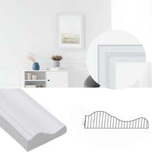 1套2米/78.74英寸自粘墙面装饰条，预切割墙板，用于室内墙面装饰，预制墙板，自粘式，适用于客厅和卧室装饰墙面 - 彩色 - 查看 7