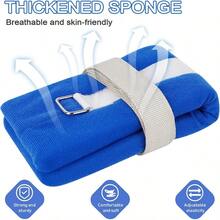 4Pcs Medical Restraints Patient Hospital Bed Quick-Release Limb Holders for Hands Or Feet Universal Constraints Control - Azul - Ver 3