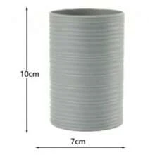 Modern Luxury Wave Pattern 5-Piece Bathroom Vanity Set, High-End Bathroom Accessories Set, Multiple Colors Available - Grey - View 4