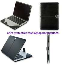 High-End PU Leather Protective Case Compatible With Apple Air/Pro 13.3/13.6 Inch (Brown/Black)