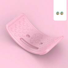 Keenso Tablero de Balancin para niños: Mejora el Desarrollo Infantil Entrenamiento de Equilibrio Columpio de 45 Grados Material Plastico Duradero Ideal para Edades de 0 a 6 AñosDiversión infantil, imprescindible para regalar a los niños - Rosa - Ver 4