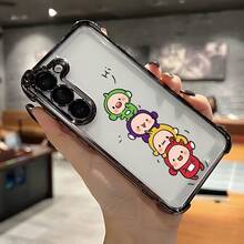 Funda de Teléfono de Dibujos Animados de  para Samsung Galaxy S25/S24/S22 FE/Ultra Plus 4G/5G - Cubierta Protectora de Gel Suave Transparente a Prueba de Golpes - Colores mixtos 1 - Ver 2
