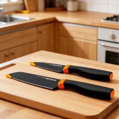 Cuchillo de Chef de 8 Pulgadas con Mango Tipo P - Hoja Afilada Ergonómico