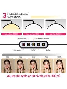 Diamond Eyelash Lamp With LED Control Floor Lamps - 黑色 - 查看 4