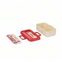 Miniso Snoopy Checkered Series Bento Box - Red & White Plaid Design,Seal Buckle Design Material Daily Commute/Picnic Portable Lunch Container (1 PC) - Multicolor - View 6