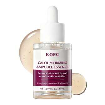 KOEC 钙质紧致安瓶精华，针对眼周松弛、黑眼圈、细纹和眼袋，深层补水，韩国护肤品