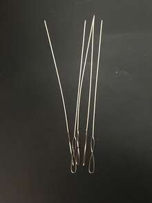 Ultra-Fine Beading Needles, Handmade DIY Beading Tools, Beading Threader, Twisted Needles 0.15/0.20/0.3/0.4/0.5/0.6/0.7mm