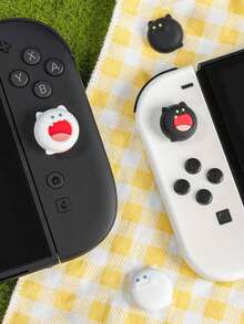 GeekShare 4pcs Bobo Cat Button Cover Compatible With Switch 2 - Multicolor - View 7