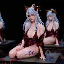 1pc Anime Girl Figure - Streetwear Style Boa Hancock/Nico Robin/, Sitting Yamato, Kneeling Miku - 坐姿大和-袋裝 - 查看 3