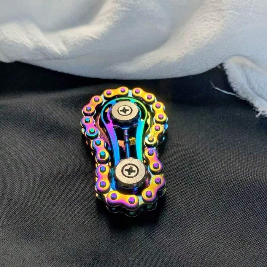 Chain-Style Bicycle Design , 2-Gear, Stainless Steel Metal Material, Durable, Smooth Bearing, Premium Colorful Toy