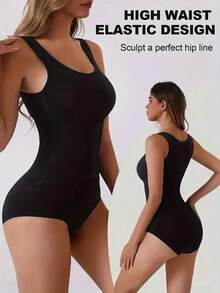 Panty Faja Calzón Moldeadora Fajas Colombianas Body Shaper,Faja Colombiana Postparto Abdominoplastia Liposuccion - Negro - Ver 5