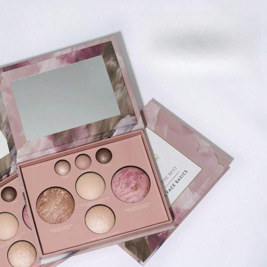 All-In-One Baking Palette|Includes Contour, Blush, 2 Highlighters, 3 Eyeshadows|Full-Size Travel-Friendly, All-In-One Solution - 1 - View 1