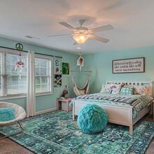 1 High-Weight Bohemian Retro Farmhouse-Style Floor Mat With Feng Shui Blue Design. Features Anti-Slip And Anti-Fleece Properties, Ideal For Living Room, Office, Or Bedroom. Suitable For Indoor Use As A Carpet-Like Mat. - Multicolor - View 7