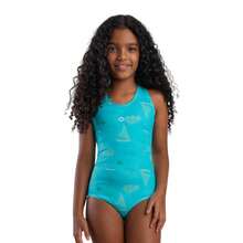 Nexis Children's/Youth Swimsuit For Beach And Pool, UV Protection - Velero verde - Ver 4