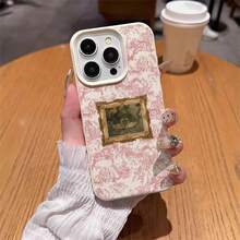 1pc TPU Material Vintage Swan Pattern Phone Case, Compatible With IPhone 17 Pro Max/17/16 Pro Max/15/13/12/11, S20 FE/A15/S24/A55, Compatible With Redmi Note 11/12/13 Pro, Full-Body Shockproof Soft Protective Cover - White - View 4