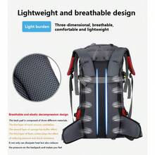 Bseash 60L Waterproof Hiking Camping Backpack With Rain Cover Large Outdoor Sport Travel Daypack Rucksack For Climbing - Green - View 8