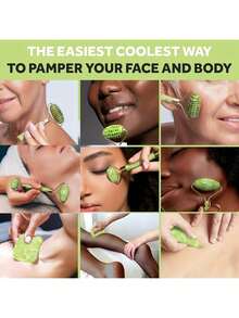 这款7件套面部清洁按摩套装包含一个粉色收纳袋、两个腕垫、一个发圈、一个双面硅胶刷、一个双头滚轮按摩器和一个心形刮痧板。专为有效清洁和按摩面部而设计，这套产品是女性必备的美容工具，也是送给母亲和女性亲属的理想圣诞礼物。 - 彩色 - 查看 5