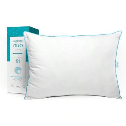 Sognare Nuo Almohada Tamaño Estándar Relleno Semi Firme con Microfibras de Gel Lavable Hipoalergénica 100 Noches de Garantía