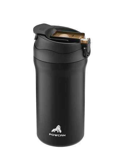 Meoky 20盎司真空不锈钢保温咖啡杯，防漏，双吸嘴设计，适合办公室、运动、健身、旅行和学校使用。