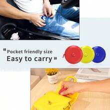 DiCUNO 60-Inch 1.5 Meter Soft and Retractable Tape Measure Medical Body Measurement Tailor Sewing Craft Cloth Dieting Measuring Tape 3 Colors Package with Soft Tape - 3 colores rojo azul amarillo - Ver 5