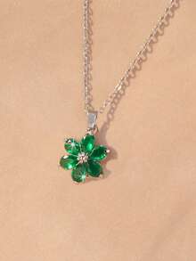 1 chiếc dây chuyền mặt hình bướm và đá Zirconia màu tím hoa cà, kiểu dáng thời trang, sáng tạo, thanh lịch, phù hợp cho nữ. - Xem 9