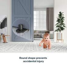 2件套可调节谷仓门滑动导轨，带防刮滚轮 - 重型铝合金滑动门五金件，墙装式滚轮，平底设计，圆弧形滑轮设计，静音轴承，适用于各种尺寸的门，木门/钢门均可，安装简便 - 彩色 - 查看 5