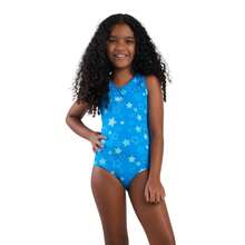 Nexis Maiô Infantil Juvenil De Natação Praia E Piscina Proteção Uv - Azul Estrela - Visão 8