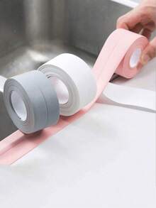 1pc Anti-Mold Sealing Strip, Waterproof PVC Caulking Tape, Toilet Seam Strip, Self-Adhesive Decorative Sealing Tape For Kitchen And Bathroom, Suitable For Gaps In Kitchens And Bathrooms, Countertop Sealing Strip, Suitable For Stoves, Sinks And Toilets, Easy To Use And Trim. - Multicolor - View 8
