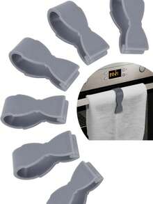 4pcs/6pcs Kitchen Towel Clips - Prevent Towels From Slipping - Suitable For Kitchen, Oven Handles, Bathroom Towel Racks, Dishwashers, Stoves - Say Goodbye To Towels Scattered On The Floor, 3 Color Options / Blanket Clips, Needle-Free Non-Slip Design - Multicolor - View 14