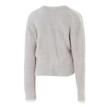 Adidas Jaket Sweatshirt Rajut Kasual Nyaman Sporty Wanita CRFT, KT3170 - abu-abu murni - View 2