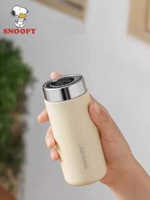 1pc 200ML Snoopy Cup, Compact Insulated Cute Water Bottle, Portable Pocket Cup, Unisex Stainless Steel Simple Design High-Quality Cup