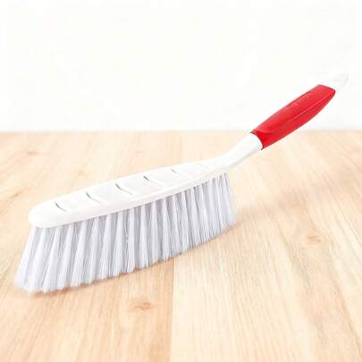 LIAO 1pc/2pcs Commercial 13.8'' Counter Brush, Long Handle Bench Brush, Pet Hair Remover, Shop Brush, Hand Broom, Soft Bristles Dusting Brush For Cleaning Counter/Car/Bed/Couch/Draft/Garden/Furniture/Clothes, Cleaning Tools