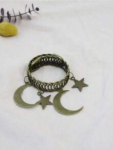 1个复古星月金属窗帘夹 - 斋月礼物，适合客厅、卧室和书房的家居装饰。生日、毕业、斋月居家舒适、节日派对礼物、家居礼品、高端酒店用品、民宿装饰、斋月特别礼物、送给女性/女孩/女朋友的礼物 - 彩色 - 查看 7