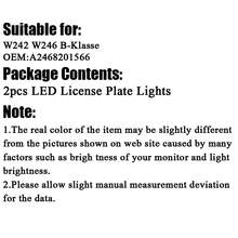 laky 2PCS 15SMD LED License Number Plate Light For Mercedes Benz B-Class W242 W246 B-Klasse 11-19 - 2PCS - View 6