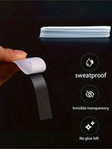 36pcs Women's Anti-Slip Adhesive Pads, Double-Sided Tape, Anti-Flashing Pads, Chest Anti-Slip Pads, Bra Strap Anti-Slip Pads, Suitable For Low-Cut Dresses And Blouses, Strapless Dresses Anti-Slip Pads, Girl Gifts, Travel & Camping Supplies, School Supplies - Multicolor - View 6