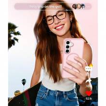 For Samsung Galaxy S25 FE Case: Magnetic Translucent Matte Military Grade Drop Proof Protection Cell Phone Cover - Slim Rugged Durable Shockproof Protective S25Fe Cases (Pink-6.7 Inch) - Pink - View 8