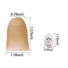 LED Magic Finger Lights, Magic Tricks, Thumb Lights, Pranks Toys, Luminous Magic Fingers, Fake Fingers, Magic Show, Party Supplies, Magic Props, Decorations - Multicolor - View 12